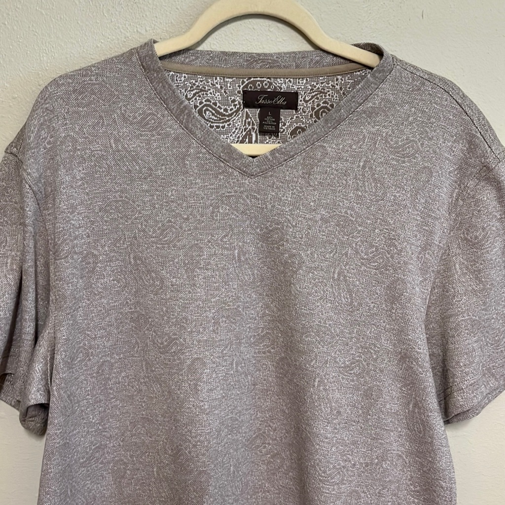 Nwot Men’s Tasso Elba Paisley Print Shirt